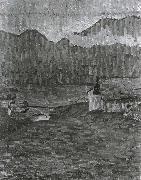 Giovanni Giacometti Giorno di pioggia oil painting reproduction